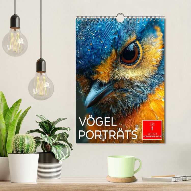 Produktbild: V&ouml;gel Portr&auml;ts (Wandkalender 2026 DIN A4 hoch), CALVENDO Monatskalender