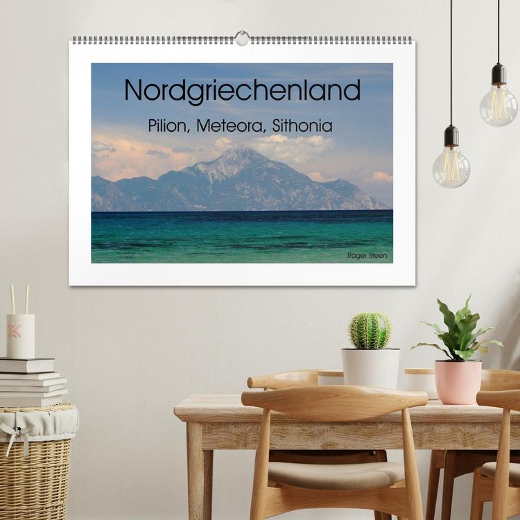 Produktbild: Nordgriechenland &ndash; Pilion, Meteora, Sithonia (Wandkalender 2026 DIN A2 quer), CALVENDO Monatskalender