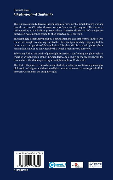 Produktbild: Antiphilosophy of Christianity