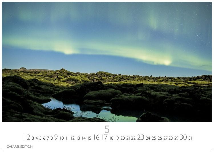 Produktbild: Polarlicht Kalender 2027 &ndash; Wandkalender | Fotokalender Naturkalender 35x50cm Grosses Format - Erleben Sie die Magie der Aurora Borealis &ndash; f&uuml;r Naturenthusiasten