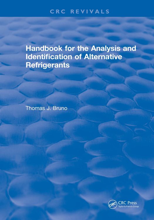 Produktbild: Handbook for the Analysis and Identification of Alternative Refrigerants