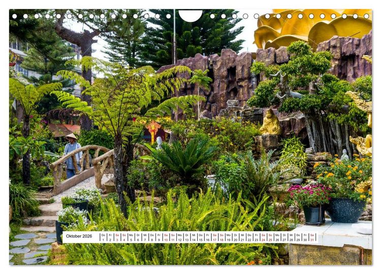 Produktbild: Da Lat Einfach Liebenswert (Wandkalender 2026 DIN A4 quer), CALVENDO Monatskalender
