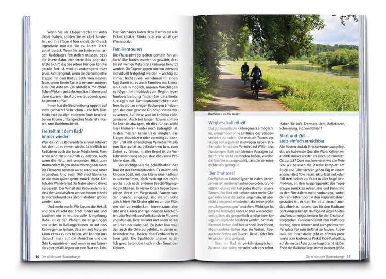Produktbild: BVA Die 33 sch&ouml;nsten Flussradwege in Deutschland