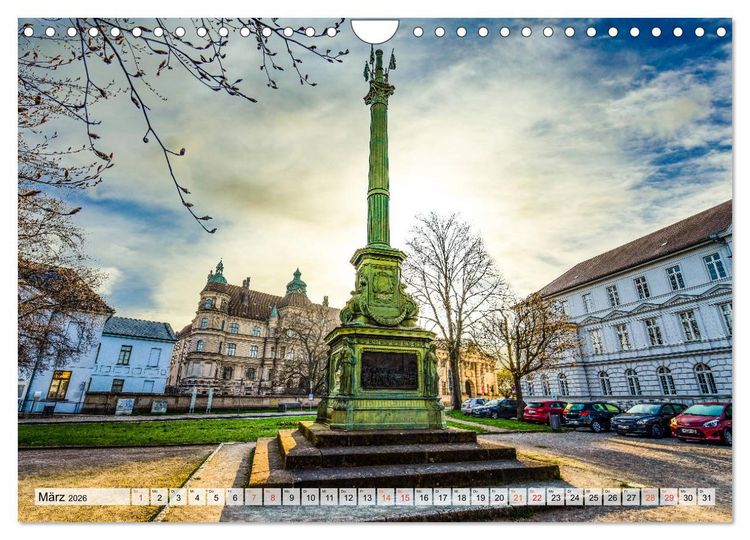 Produktbild: G&uuml;strow Impressionen (Wandkalender 2026 DIN A4 quer), CALVENDO Monatskalender