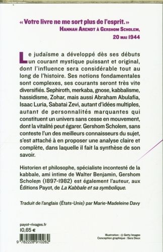 Produktbild: Les grands courants de la mystique juive