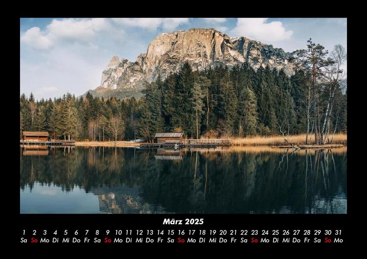 Produktbild: Bergige Welten 2025 Fotokalender DIN A3