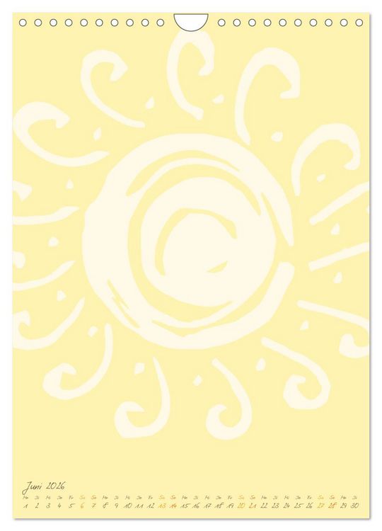 Produktbild: FOTOS & BASTELN - Always the Sun (Wandkalender 2026 DIN A4 hoch), CALVENDO Monatskalender