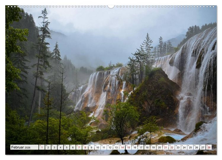 Produktbild: G&ouml;ttererwachen. Die Natur im mystischen Nebel (Wandkalender 2026 DIN A2 quer), CALVENDO Monatskalender