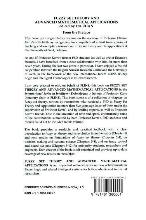 Produktbild: Fuzzy Set Theory and Advanced Mathematical Applications