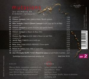 Produktbild: Mutations-Les Chim&iquest;res de Cl'ment Janequin