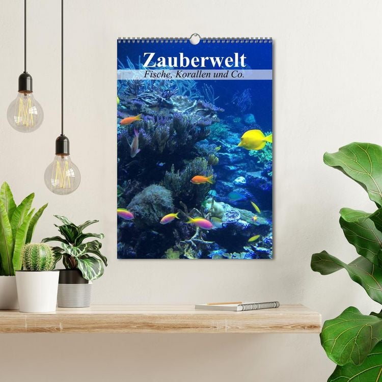 Produktbild: Zauberwelt. Fische, Korallen und Co. (Wandkalender 2026 DIN A3 hoch), CALVENDO Monatskalender