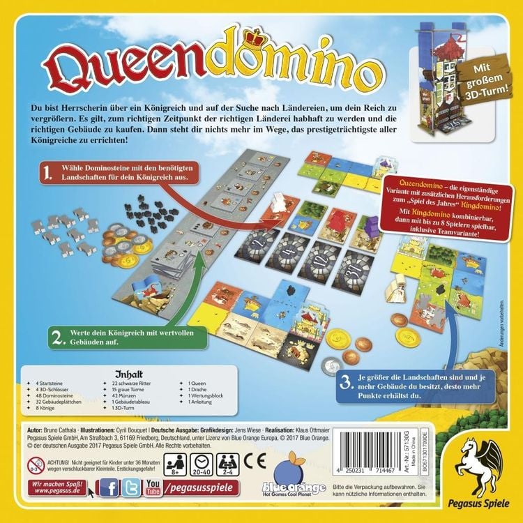 Produktbild: Pegasus - Queendomino