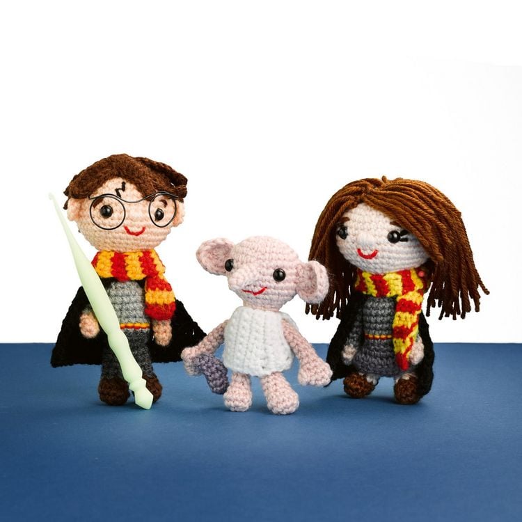 Produktbild: Die inoffizielle Harry Potter H&auml;kelbox. Mit Anleitungsbuch und Material