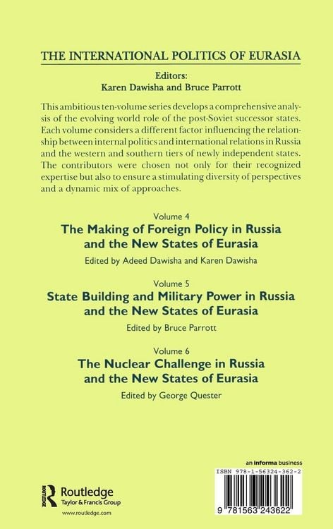 Produktbild: The International Politics of Eurasia
