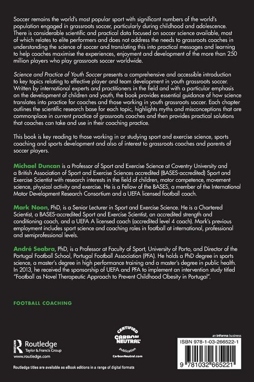 Produktbild: Science and Practice of Youth Soccer