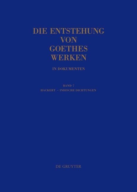 Produktbild: Hackert - Indische Dichtungen