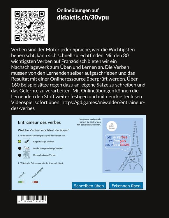 Produktbild: Les 30 verbes en fran&ccedil;ais les plus utilis&eacute;s