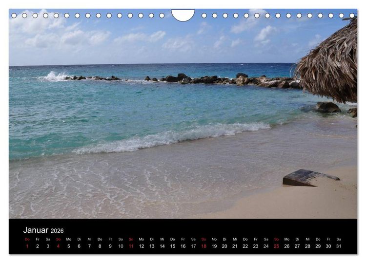 Produktbild: Curacao - Perle der Karibik (Wandkalender 2026 DIN A4 quer), CALVENDO Monatskalender