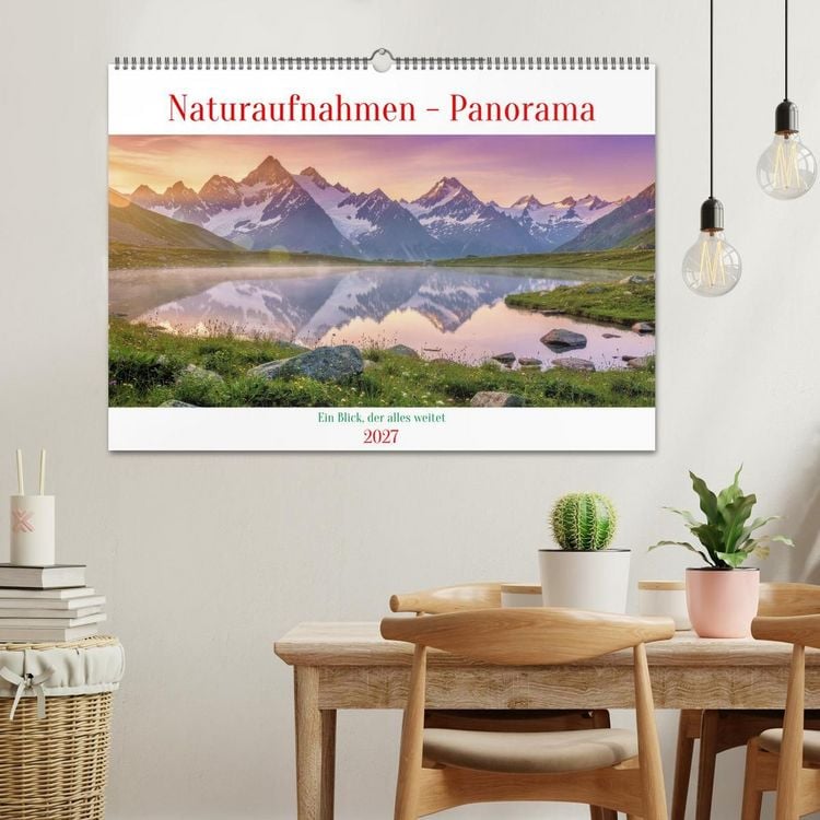 Produktbild: Naturaufnahmen - Panorama (Wandkalender 2027 DIN A2 quer), CALVENDO Monatskalender