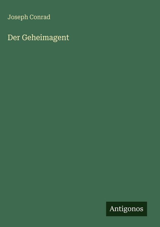Produktbild: Der Geheimagent