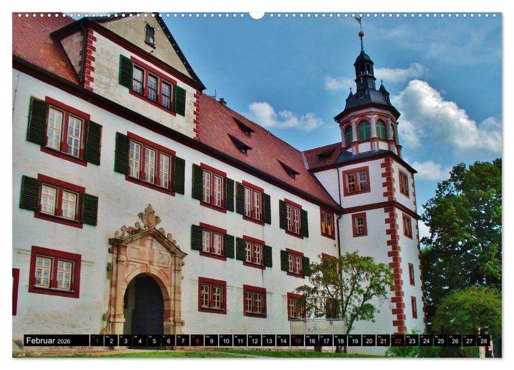 Produktbild: Burgen- und Schl&ouml;sserreise durch Deutschland (Wandkalender 2026 DIN A2 quer), CALVENDO Monatskalender