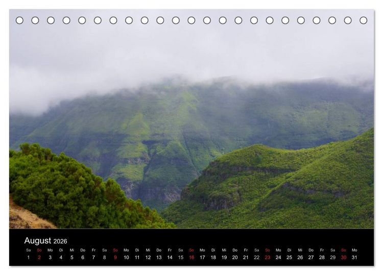 Produktbild: Madeira die Gr&uuml;ne Insel (Tischkalender 2026 DIN A5 quer), CALVENDO Monatskalender