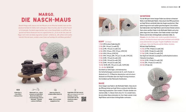 Produktbild: Flauschige Amigurumi-H&auml;kelschule