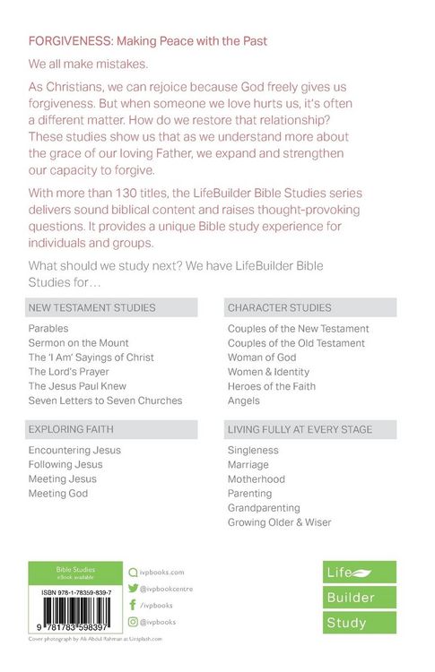 Produktbild: Forgiveness (Lifebuilder Study Guides)