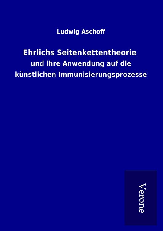 Produktbild: Ehrlichs Seitenkettentheorie