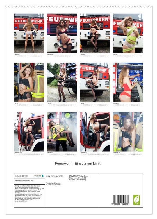 Produktbild: Feuerwehr - Einsatz am Limit (hochwertiger Premium Wandkalender 2026 DIN A2 hoch), Kunstdruck in Hochglanz