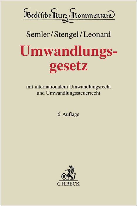 Produktbild: Umwandlungsgesetz. UmwG