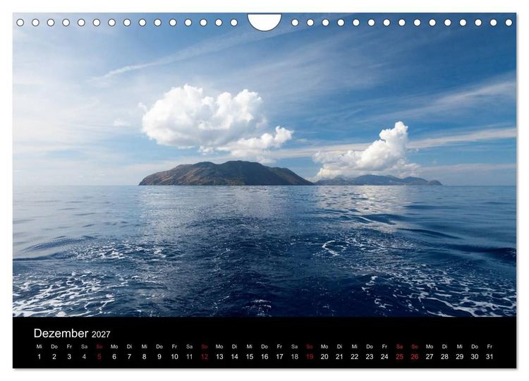 Produktbild: Liparische Inseln (Wandkalender 2027 DIN A4 quer), CALVENDO Monatskalender