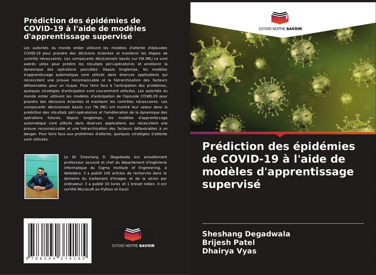 Produktbild: Pr&eacute;diction des &eacute;pid&eacute;mies de COVID-19 &agrave; l'aide de mod&egrave;les d'apprentissage supervis&eacute;