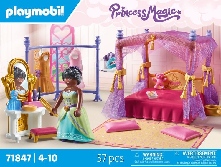 Produktbild: PLAYMOBIL 71847 Prinzessinnen-Schlafzimmer mit Ankleide
