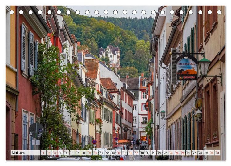Produktbild: Heidelberg Impressionen (Tischkalender 2026 DIN A5 quer), CALVENDO Monatskalender