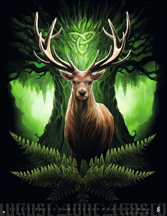 Produktbild: Anne Stokes: Mystic World Posterkalender 2027