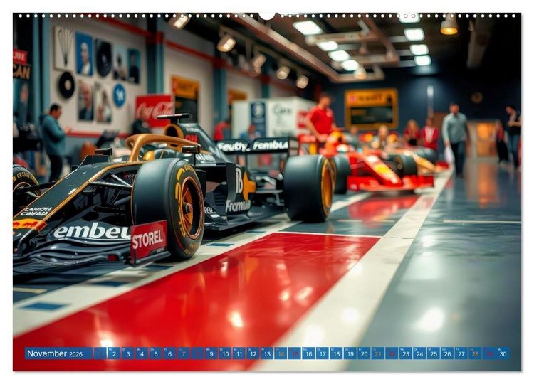 Produktbild: Formel 1 Boxenstopp (hochwertiger Premium Wandkalender 2026 DIN A2 quer), Kunstdruck in Hochglanz
