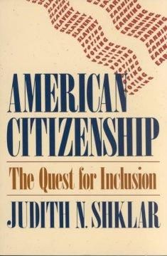 Produktbild: Shklar, J: American Citizenship