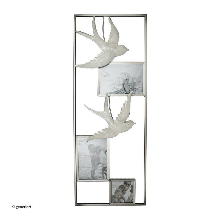 Produktbild: HTI-Living NTK-Collection Wanddeko Bilderrahmen mit Schwalben
