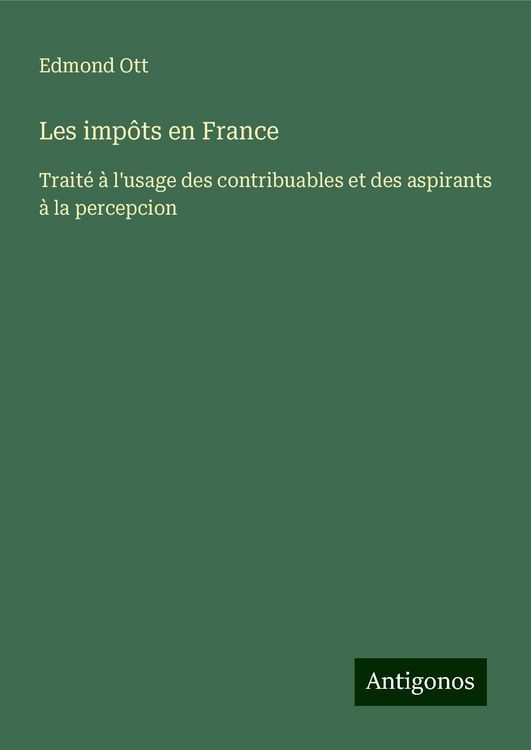 Les impôts en France
