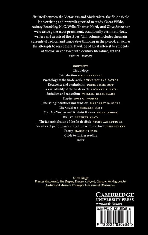 Produktbild: The Cambridge Companion to the Fin de Si&egrave;cle