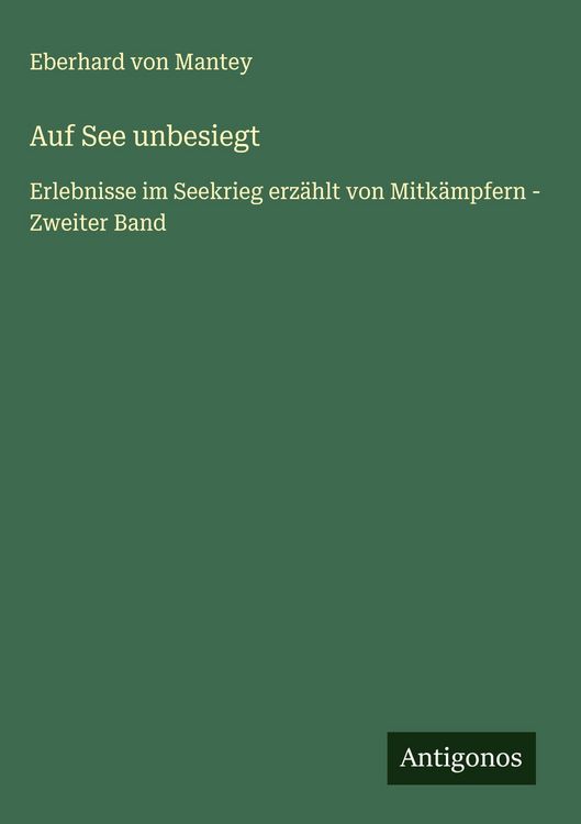 Produktbild: Auf See unbesiegt
