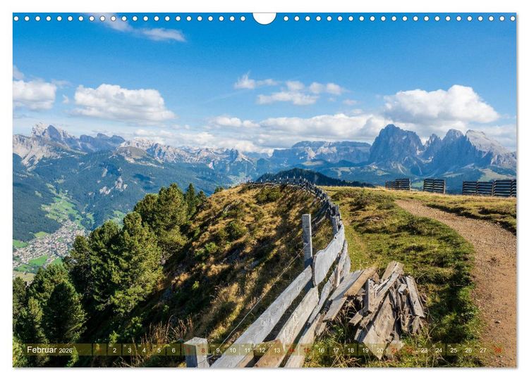 Produktbild: Sehnsucht Seiser Alm (Wandkalender 2026 DIN A3 quer), CALVENDO Monatskalender