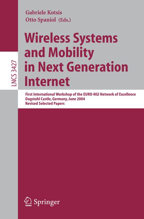 Produktbild: Wireless Systems and Mobility in Next Generation Internet