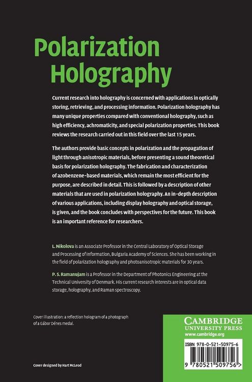 Produktbild: Polarization Holography