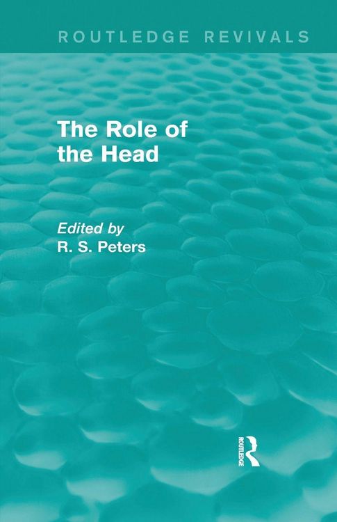 Produktbild: The Role of the Head (Routledge Revivals)