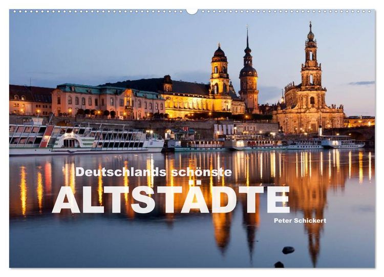 Produktbild: Deutschlands sch&ouml;nste Altst&auml;dte (Wandkalender 2026 DIN A2 quer), CALVENDO Monatskalender