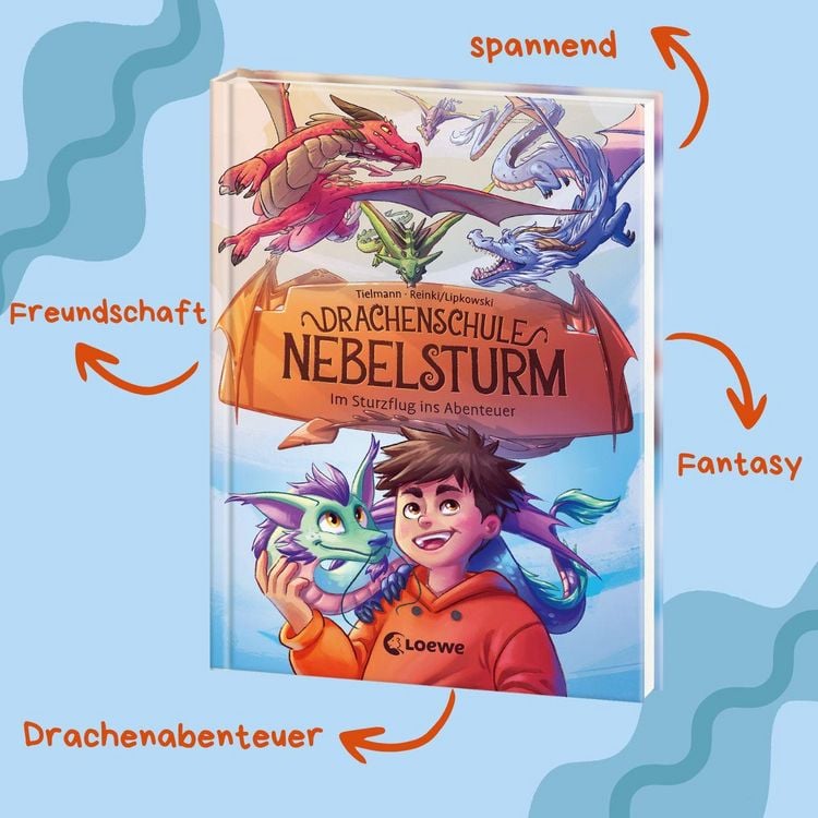 Produktbild: Drachenschule Nebelsturm (Band 1) - Im Sturzflug ins Abenteuer
