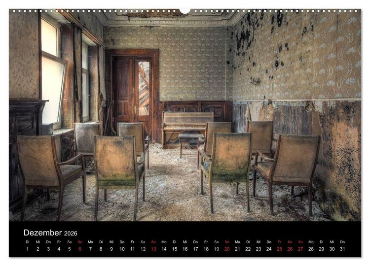 Produktbild: Verlassene Orte im Harz (Wandkalender 2026 DIN A2 quer), CALVENDO Monatskalender