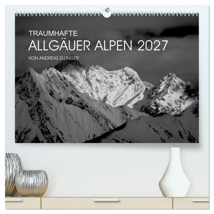 Produktbild: Traumhafte Allg&auml;uer Alpen (hochwertiger Premium Wandkalender 2027 DIN A2 quer), Kunstdruck in Hochglanz